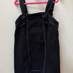 Zara, Black Denim dress, 7T
